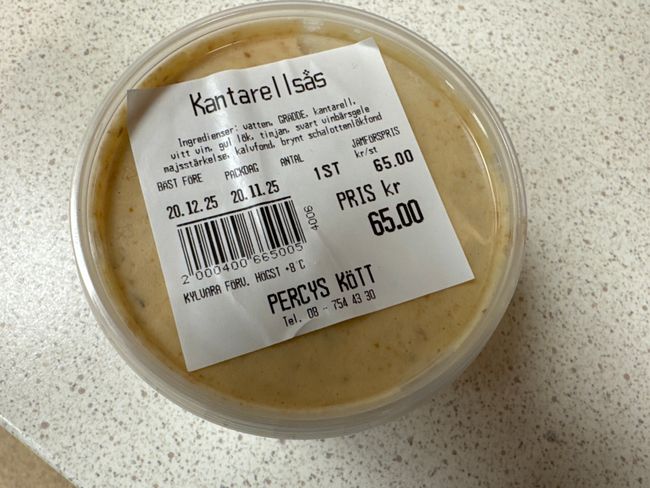 Kantarellsås 28cl fryst