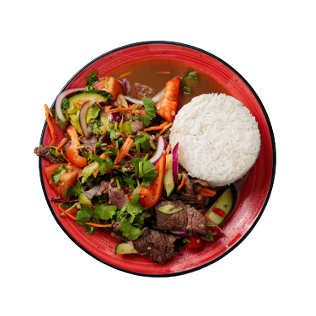36. Thaisallad med ris🌶️🌶️ - Beef