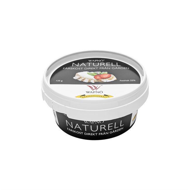 Wapnö Färskost Naturell 125g