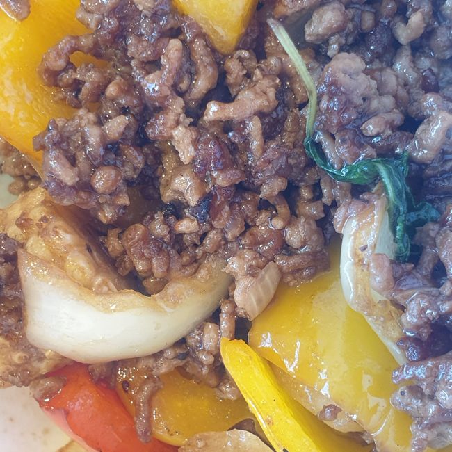 Pad bai kaprao blandfärs 🌶🌶