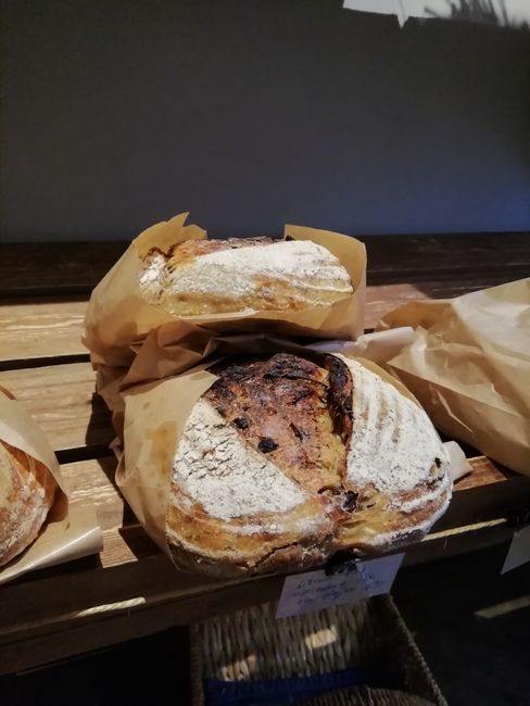 Levain med ugnsbakad lök och timjan