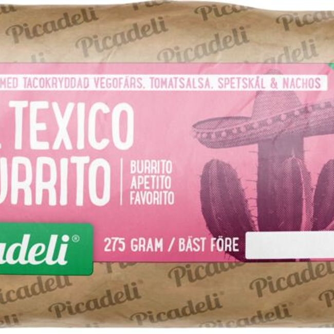 WRAP TEXMEX VEG 275G