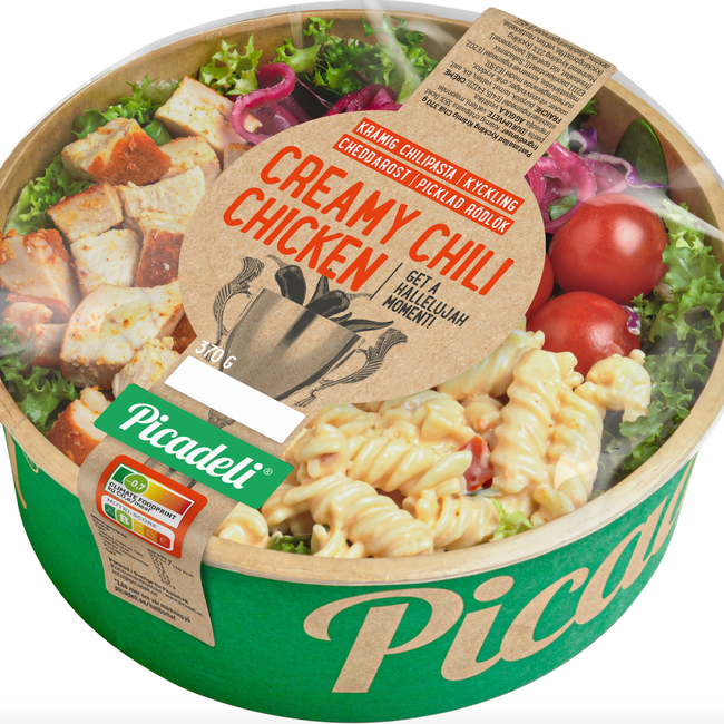 PASTASALLAD KYCKLING KRÄMIG CHILI 370G