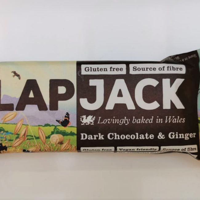 Flapjack mörk choklad & ingefära