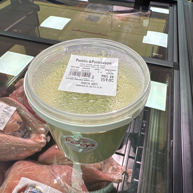 Potatis och purjolökssoppa fryst ca 0,5 liter