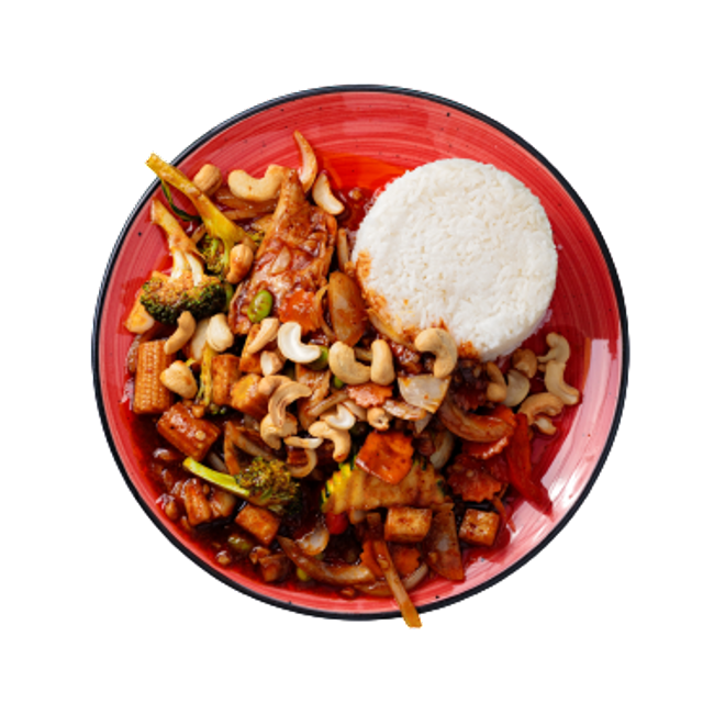 19. Cashew Wok🌶️ - Kyckling