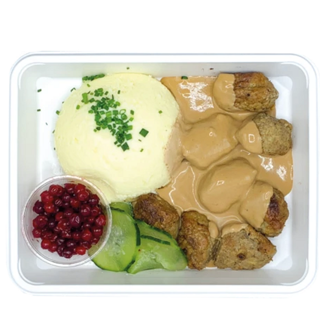 Köttbullar 🧆🥔🍒🥒
