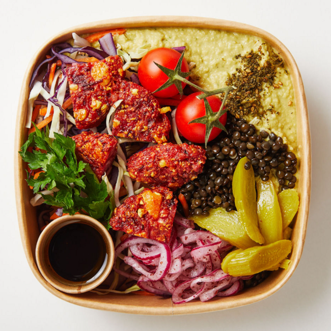 PANINI SALLAD HALLOUMI-RÖDBETSBIFF
