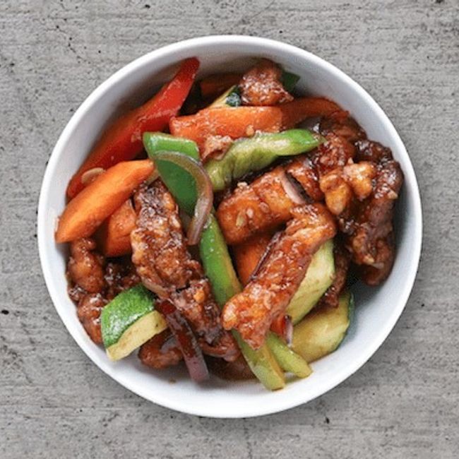 Chili crispy salmon
