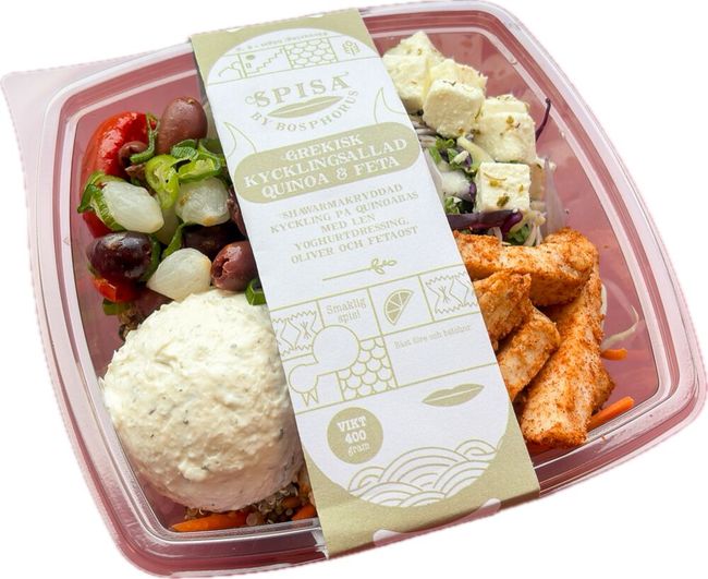GREKISK KYCKLINGSALLAD QUINOA 400G
