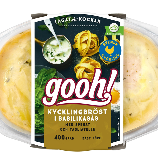 GOOH KYCKL-BRÖST I BASILIKASÅS 400G