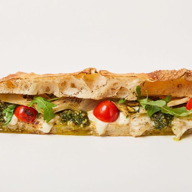 PANINI PANE LUNGO MOZZ/PESTO/KRONÄRT