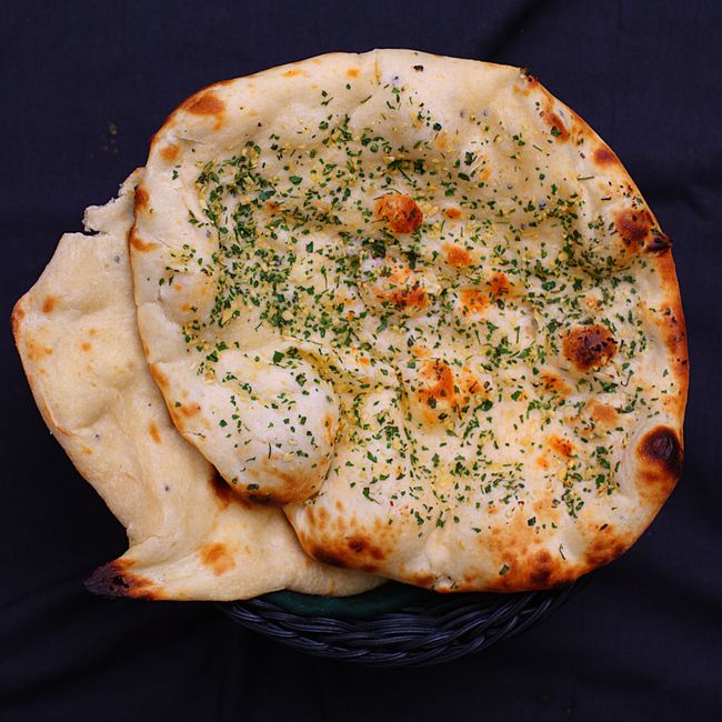 Vitlöks naan