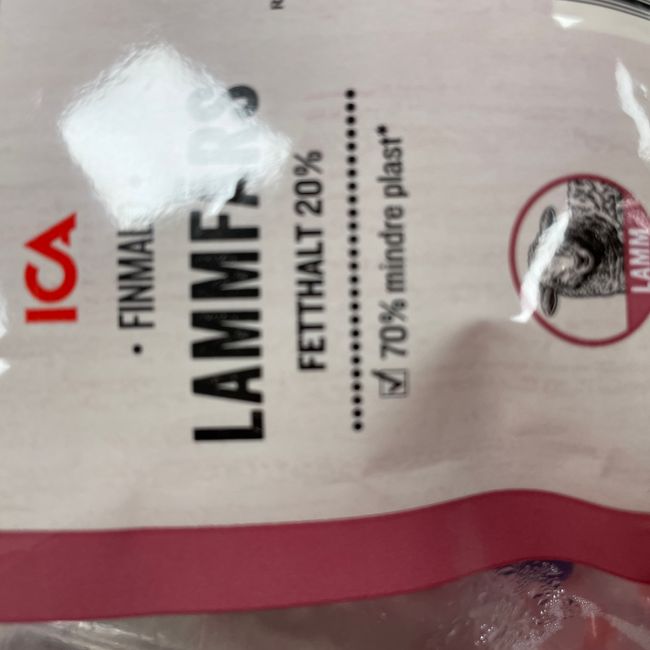 Lammfärs 20%