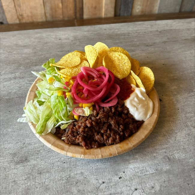 Nachotallrik blandfärs