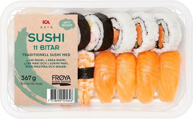 ICA Asia Sushi 11 Bitar 11bitar