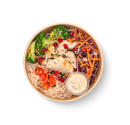 PANINI LITEN BOWL GLASNUDLAR KYCKLING