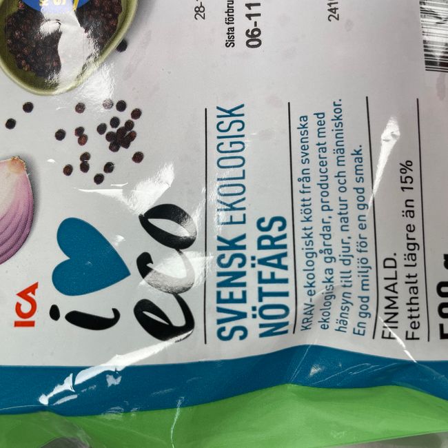 Nötfärs eko