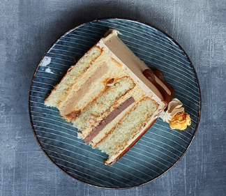 Salted Caramel cake (1 bit)