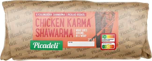 PICADELI WRAP KYCKLING SHAWARMA 275G