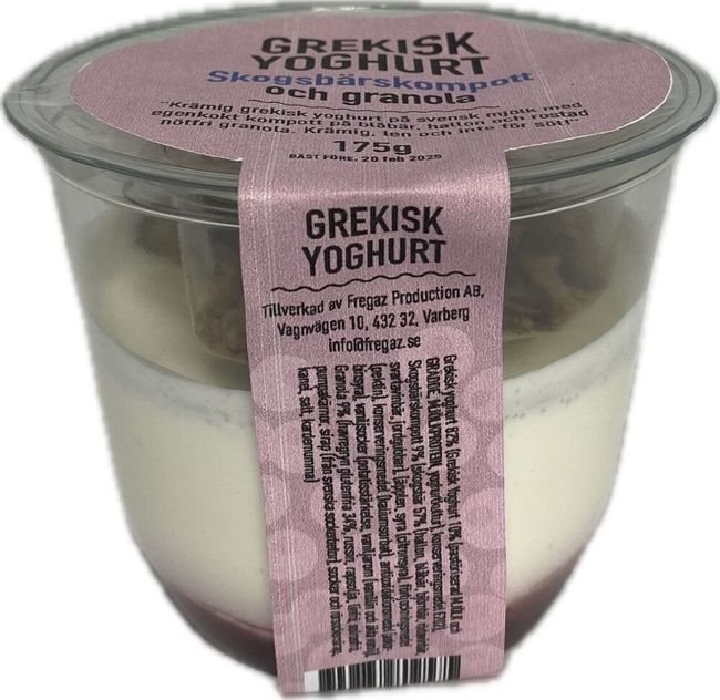 GREKISK YOGHURT GRANOLA SKOGSBÄR 175G