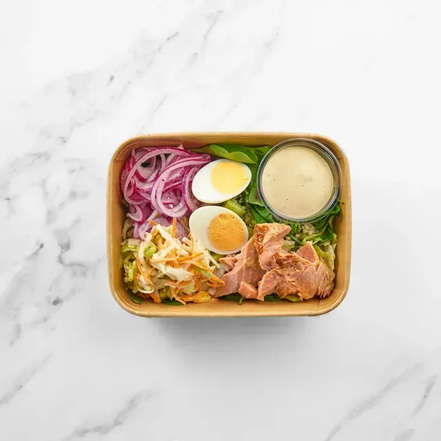 Sallad Varmrökt Lax