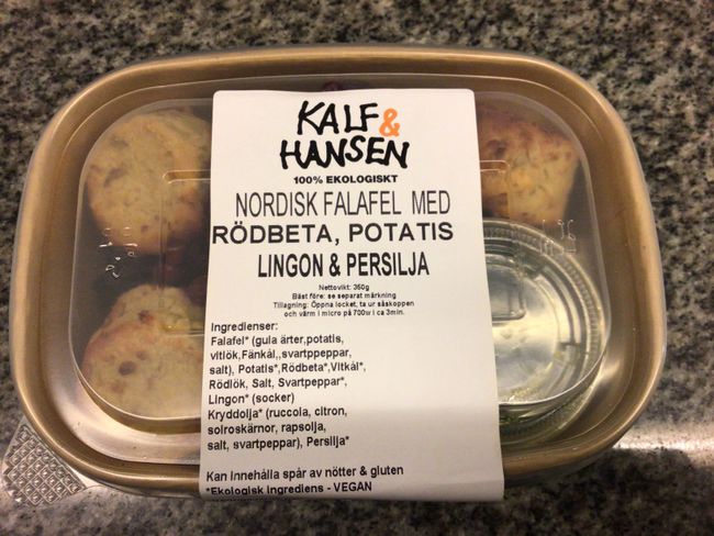 Nordisk falafel med grönsaker
