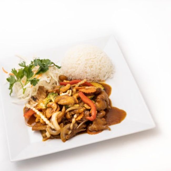 Rostad kyckling wok