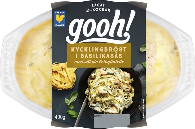 GOOH KYCKLINGBRÖST 400G BASILIKA