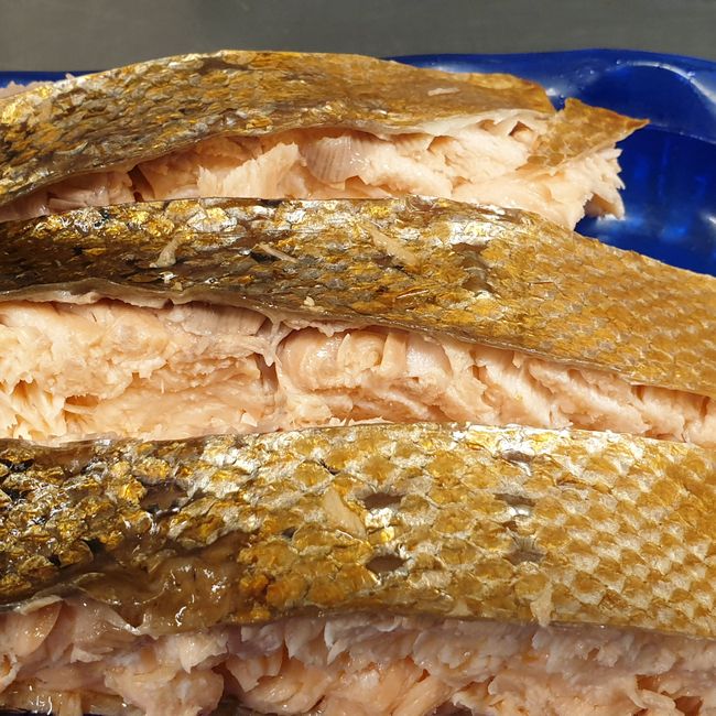 Varmrökt Lax ca 400 g ev.mindre bitar