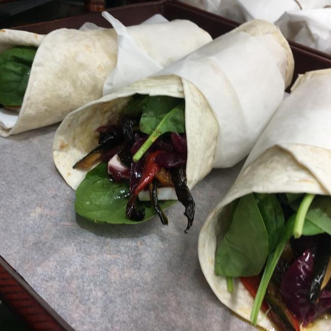 Vegan Chikken Teriyaki Wrap