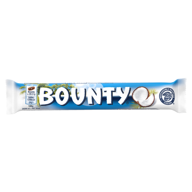 BOUNTY single 24x57g hel kartong
