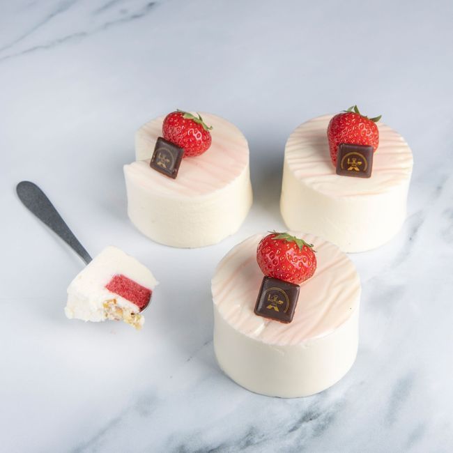 2x Sommarbakelse jordgubb och vanilj