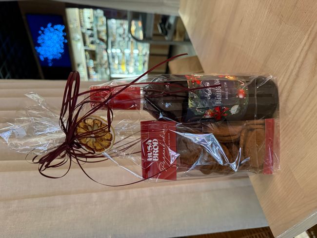 BlåbärsGlögg och pepparkakor
