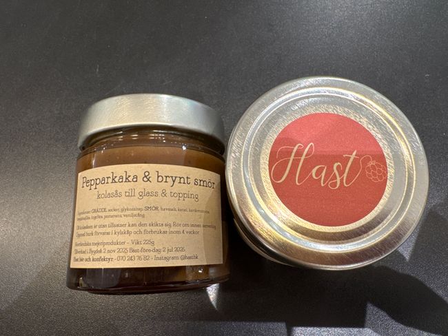Hast Kolasås Pepparkaka & Brynt Smör
