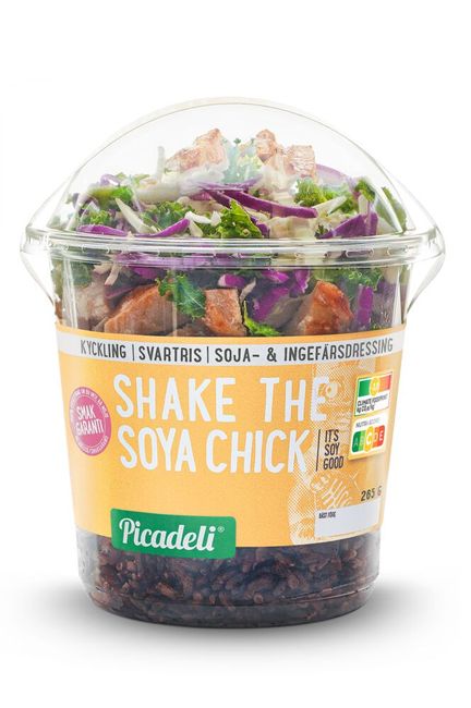 SHAKESALLAD KYCKLING & SOJA-INGEFÄRADRES