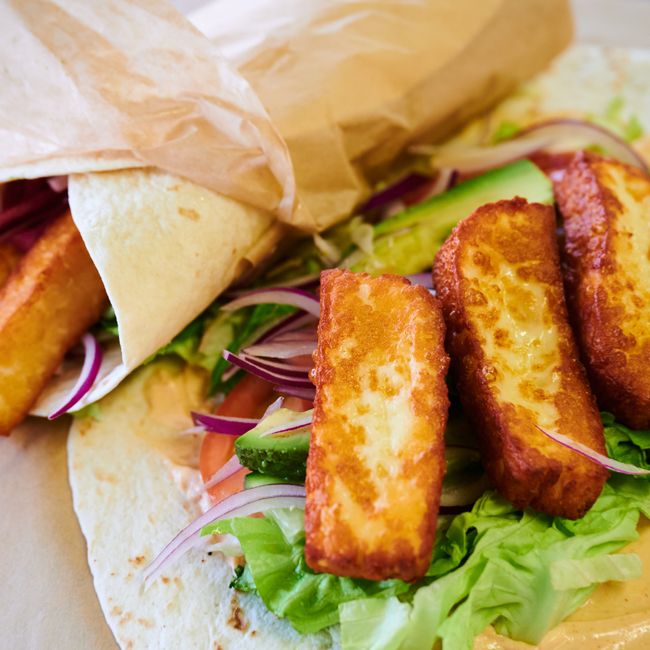 Halloumiwrap
