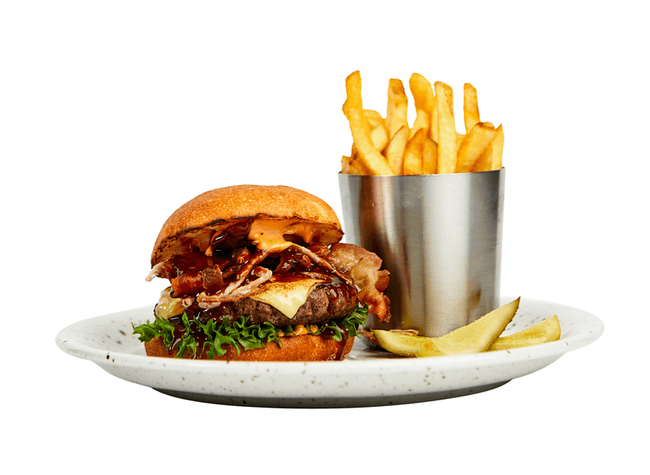 Boston Bacon BBQ Burger
