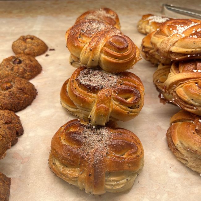 Påse bullar kanel/Kardemummabullar - 10st