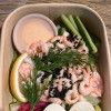 Räksallad med Srirachamajonnäs