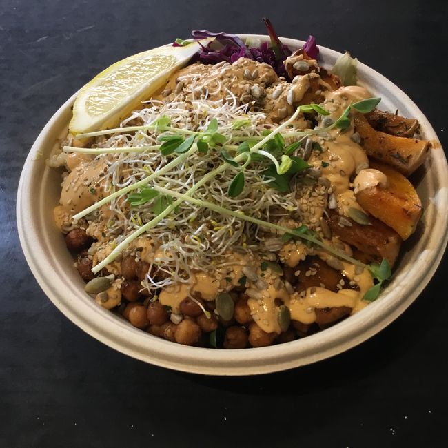 Quinoa&chickpeas sallad