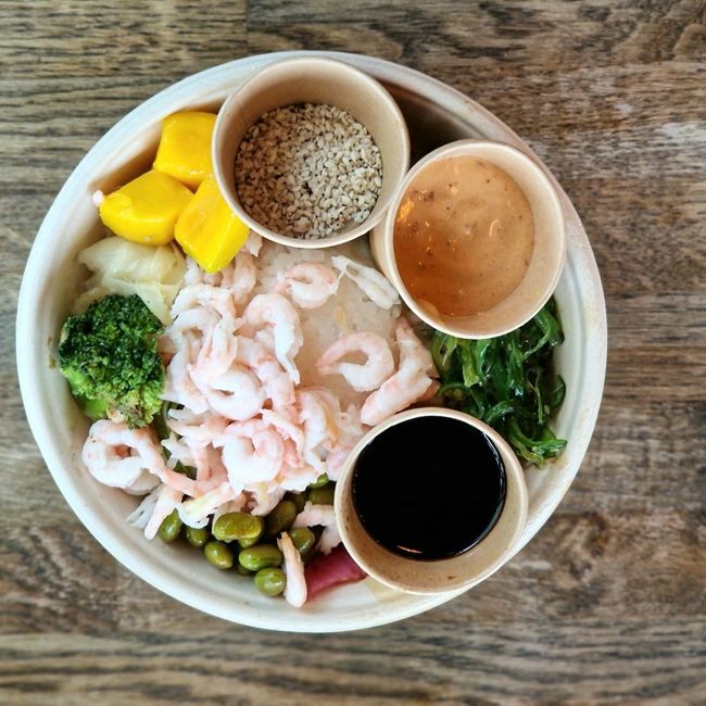 Poke Bowl med räkor