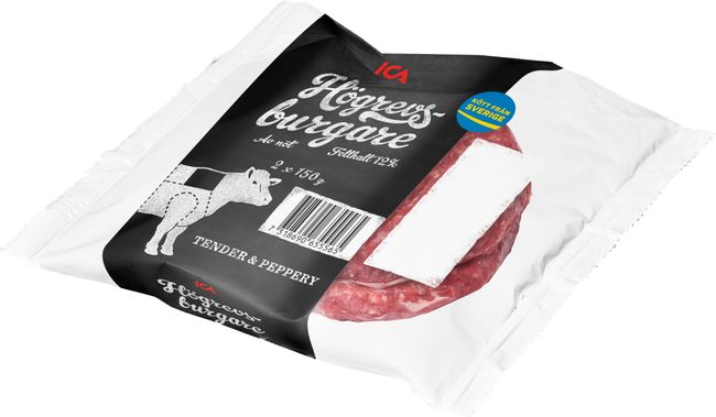 Ica Högrevsburgare 300g