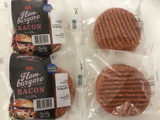 Hamburgare bacon