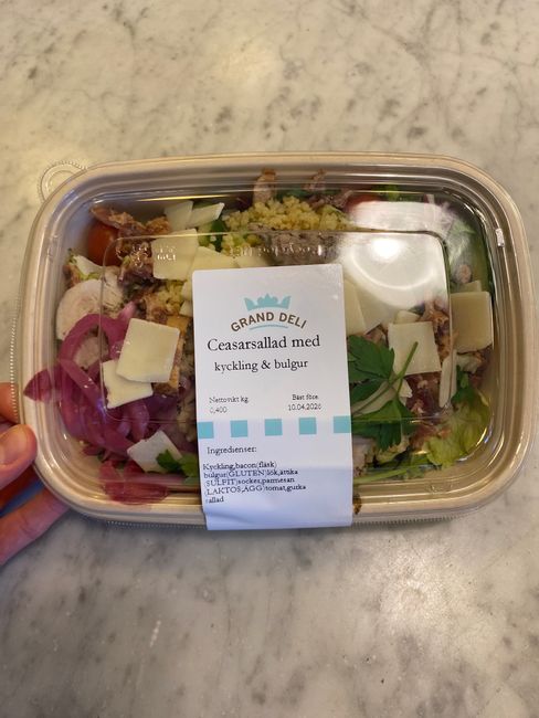 Ceasarsallad kyckling & bulgur