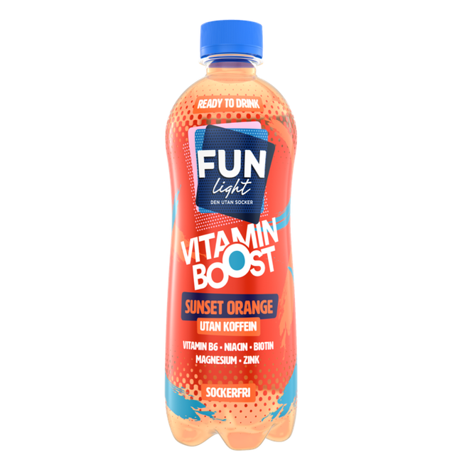 6st Fun Light Sunset Orange 50cl (Koffeinfri) (1kolli)
