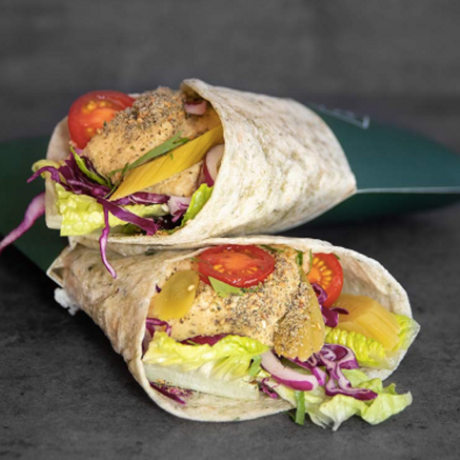 Wrap, Hummus & Zataar