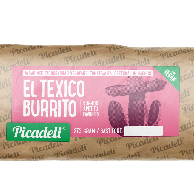 WRAP TEXMEX VEG 275G